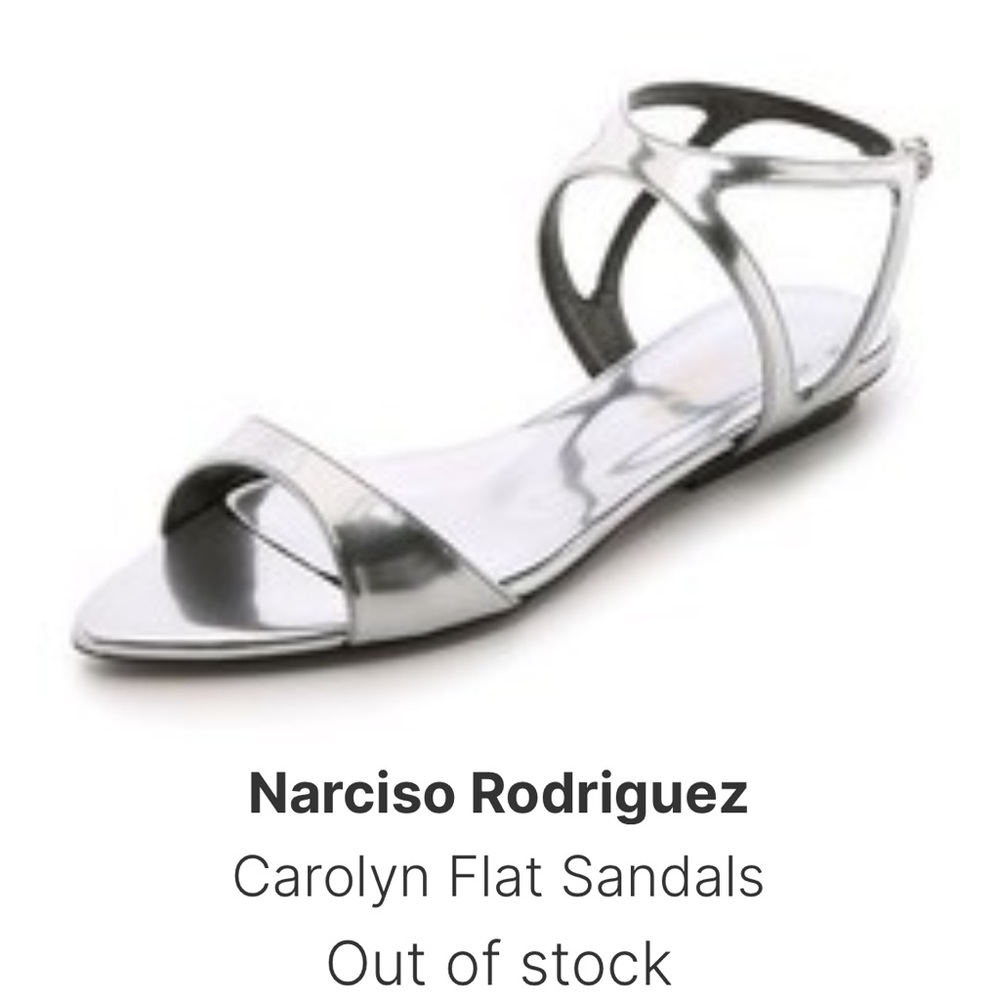 Narciso Rodriguez Carolyn Flat Sandal - Picture 1 of 15